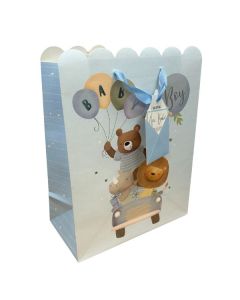 Baby Boys Car Large Bag Pk6 Eurowrap