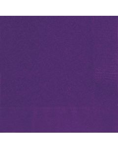 20 DEEP PURPLE LUNCH NAPKINS - 3302/1