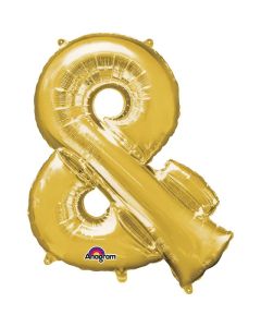 16" Gold Symbol & Air-Fill Foil Anagram