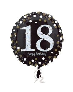 SD-C SPARKLING BIRTHDAY 18 FOIL BALLOON - 3323901/1