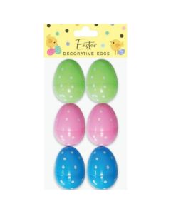 6 Easter Egg Hunt Eggs Eurowrap
