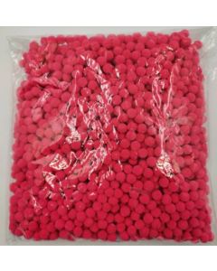Hot Pink10mm Pompoms Bag of 2000