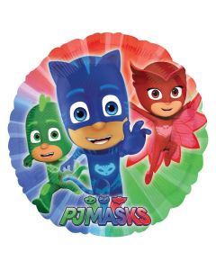 18" PJ Masks Round Foil Balloon Anagram