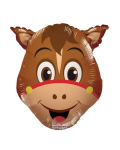 14" Horse Air-Fill Foil Balloon Unpackaged Kaleidoscope