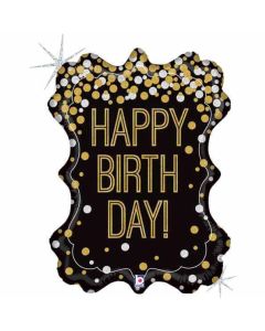 34" Metallic Birthday Frame Grabo