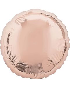 17" Rose Gold Round Foil Balloon Anagram