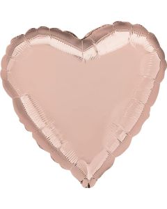 17" Rose Gold Heart Foil Balloon Anagram