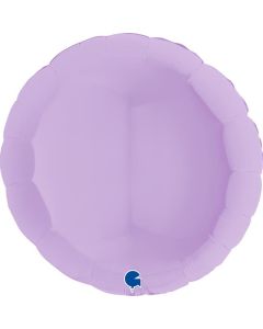 36" Matte Lilac Round Foil Balloon Grabo