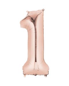 34" ROSE GOLD NUMBER 1 - 3621001/1