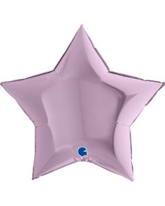 36" Lilac Star Foil Balloon Grabo