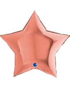 36" Rose Gold Star Foil Balloon Grabo