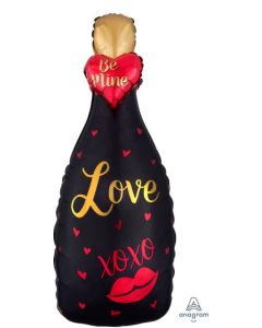 35" Bubbly Bottle Love Balloon 3D Effect Anagram