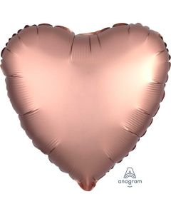 SD-H SATIN ROSE COPPER HEART FOIL BALLOON - 3682501/1