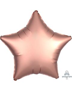 SD-S SATIN ROSE COPPER STAR FOIL BALLOON - 3682601/1