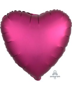 SD-H SATIN POMEGRANATE HEART FOIL BALLOON - 3682801/1
