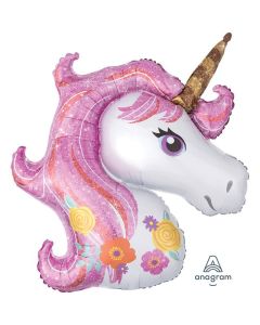UNICORN HEAD SUPERSHAPE FOIL BALLOON - 3727301/1