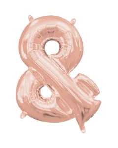 16" Rose Gold Symbol & Air-Fill Foil Anagram