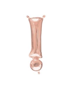 16" Rose Gold Symbol ! Air-Fill Foil Anagram