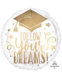 18" Follow Your Dreams Foil Balloon