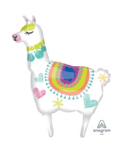 41" Llama SuperShape Foil Balloon Anagram