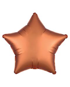 19" Satin Amber Star Foil Balloon Anagram