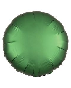 17" Satin Emerald Round Foil Balloon Anagram