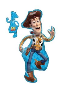 55" Toy Story 4 Woody SuperShape Foil Balloon Anagram