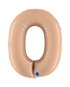 Number 0 Satin Nude 40" Single Pack - 400000SNU-P