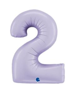 40" Lilac Satin Number 2 Grabo