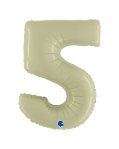 Number 5 Satin Olive Green 40" Single Pack - 400500SOGR-P