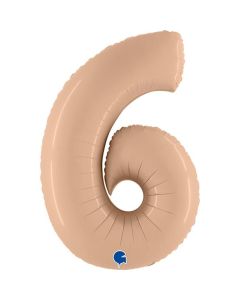 Number 6 Satin Nude 40" Single Pack - 400600SNU-P