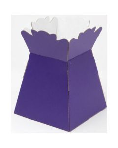 Recyclable & Biodegradable Matte Purple Porto Vases 25pk