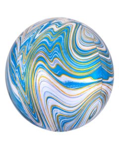 15" Blue Marblez Orbz Foil Anagram