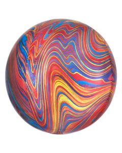 15"  Colourful Marblez Orbz Foil Anagram