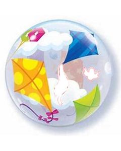 22" Flying Kites Bubble Qualatex
