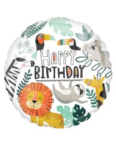 Get Wild Happy Birthday Foil Balloon Anagram