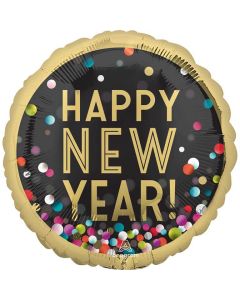 Jumbo:Colour Confetti HNY BALLOON