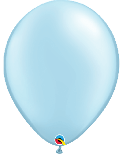 16" Pearl Light Blue Latex 50pk Qualatex