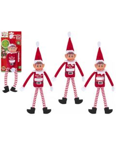 12" Personalisable Boy & Girl Elf Doll With Marker Pen PMS