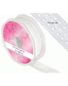 27mm Eleganza Lace Victorian White
