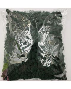 Dark Green 10mm Pompoms Bag of 2000