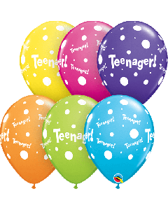 11" Teenager Tropical Mix Latex 25pk Qualatex