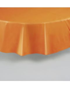 Pumpkin Orange Round Table Cover Unique