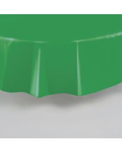 Emerald Green Round Plastic Table Cover  Unique