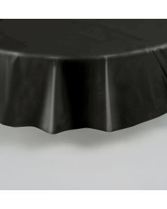 Black Table Cover Round Unique