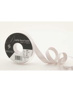 15mm Satin Ribbon On 20M Reel Smoked Grey