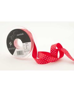 15mm Micro Dot Ribbon On 20M Reel Red