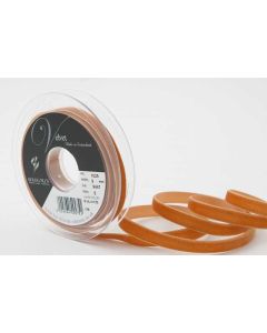 9mm Velvet Ribbon On 5M Reel Copper