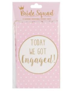 Wedding Memorable Moment Cards Bride Squad Eurowrap