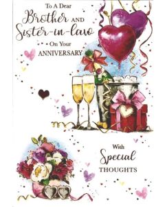 Brother & Sister in Law Anniversary C50 Pk6 Xpress Yourself